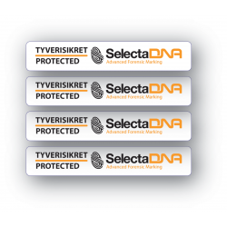 SelectaDNA Cykel/Fritidsudstyrs sikringsmærke